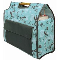 KLEIBER Nähmaschinentasche, türkis grau