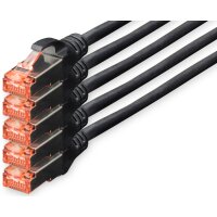 DIGITUS Câble patch Cat. 6, S/FTP, 10,0 m, set de...