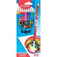 Maped Dreikant-Buntstift COLORPEPS, radierbar, 12er Etui