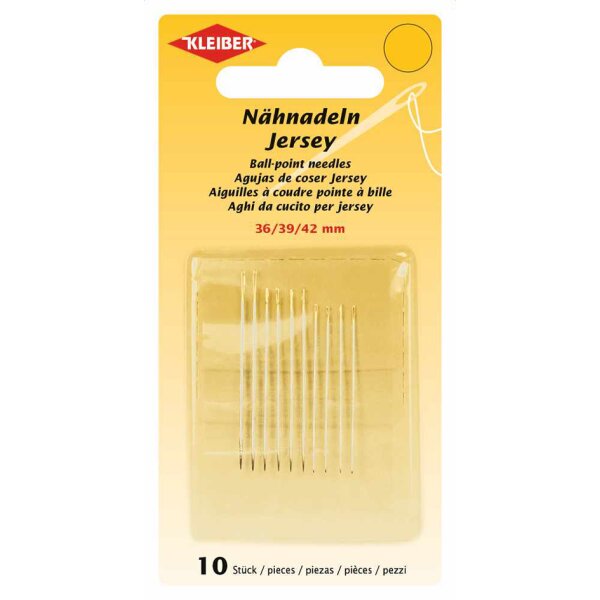 KLEIBER Hand-Nähnadel-Set "Jersey", 10-teilig