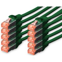 DIGITUS Patchkabel Kat. 6, S FTP, 2,0 m, gelb, Set