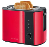 SEVERIN 2-Scheiben-Toaster AT 2217, 800 Watt, rot schwarz