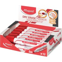 Maped Marqueur pour tableau blanc MarkerPeps Jumbo, rouge