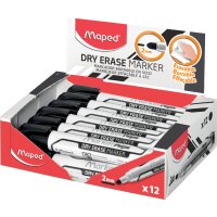 Maped Marqueur pour tableau blanc MarkerPeps Jumbo, rouge