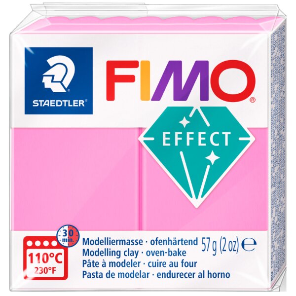 FIMO EFFECT Modelliermasse, ofenhärtend, neongelb, 57 g