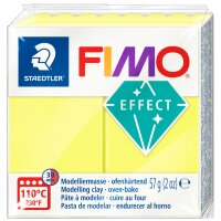 FIMO EFFECT Modelliermasse, ofenhärtend, neongelb, 57 g