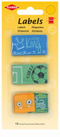 KLEIBER Etiquettes en tissu Garçons, 25 x 25 mm
