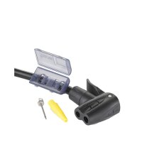 FISCHER Fahrrad-Standpumpe Duokopf, für alle Ventile