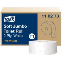 TORK Papier toilette grand rouleau Jumbo, 2 couches, blanc