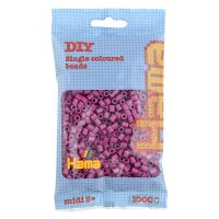 Hama Perles à repasser midi, sachet, prune