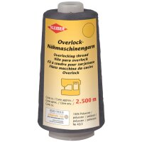 KLEIBER Fil à coudre pour surjeteuse, 2.500 m, blanc