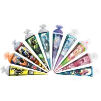 ROTH Schultüten-Sortiment, mit Effekten, 6-eckig,...