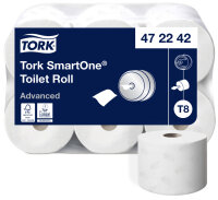 TORK Papier toilette grand rouleau SmartOne, 2 plis, 207 m