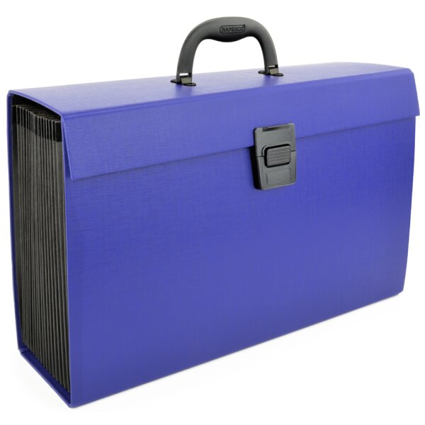 RAPESCO Trieur valisette, A4, 19 compartiments, bleu