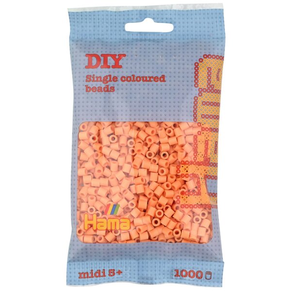 Hama Perles à repasser midi, sachet, abricot