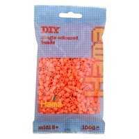 Hama Perles à repasser midi, sachet, abricot