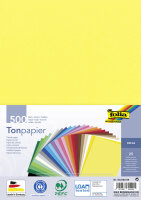 folia Tonpapier, DIN A4, 130 g qm, farbig sortiert