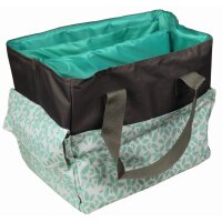 KLEIBER Bastel- Handarbeitstasche, türkis grau