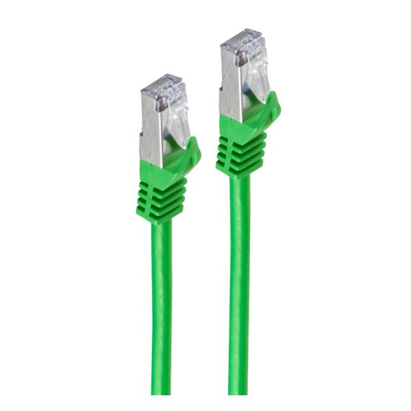 shiverpeaks C&acirc;ble patch plat BASIC-S U/FTP, Cat. 6A, 15,00 m