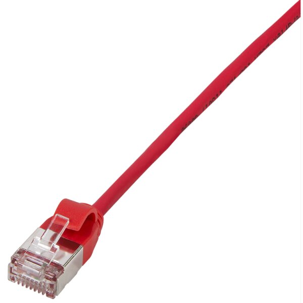 LogiLink Patchkabel Ultraflex, Kat. 6A, U FTP, 0,5 m, weiss