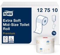 TORK Papier toilette rouleau Midi, 3 couches, 70 m, blanc