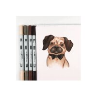 TOMBOW Starter Set ABT PRO ABTP-4P-MARK A5 Bristol Block