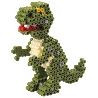 hama Perles à repasser midi 3D Dinosaures, coffret...