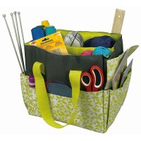 KLEIBER Bastel- Handarbeitstasche, kiwi grau