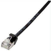 LogiLink Patchkabel Ultraflex, Kat. 6A, U FTP, 0,3 m,schwarz