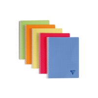 CLAIREFONTAINE Spiralheft ass. A4 328126 5mm, kariert 90...