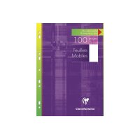 CLAIREFONTAINE Feuille perforée classeur A4 1733C...