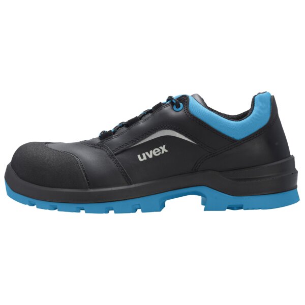 uvex 2 xenova Halbschuh S3 SRC, Gr. 44, schwarz blau