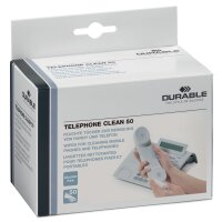 DURABLE Telefon-Reinigungstücher TELEPHONE CLEAN, 50...