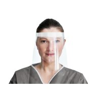 MAGNETOPLAN Écran facial rPET 25x32x75mm 1102501 blanc, transparent 5 pcs.