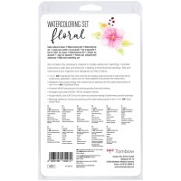 Tombow Watercoloring-Set "Floral", 11-teilig