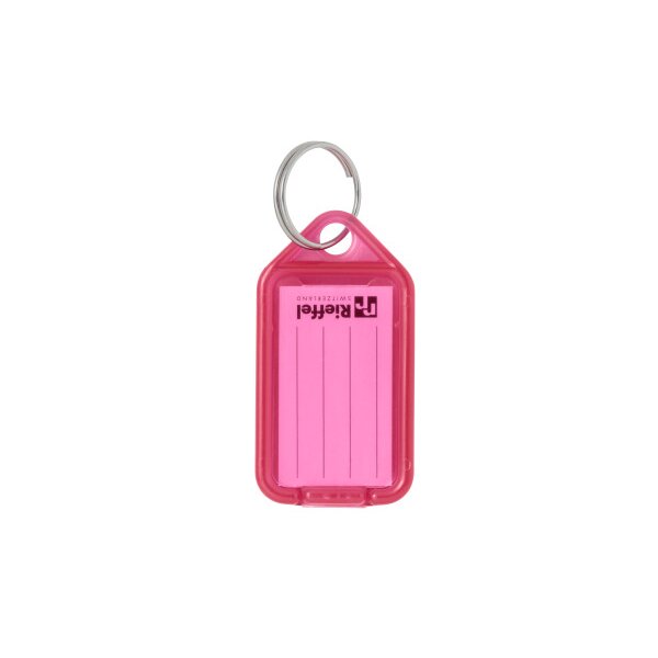 RIEFFEL SWITZERLAND Etiquettes clé 38x22mm A15817 pink 100 pcs.