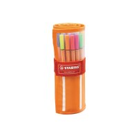STABILO Fineliner Point 88 0.4mm 8830-2 25+5 neon set...