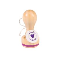 HEYDA Stempel handmade 3.2cm 211803001 Holz matt