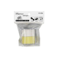NT Memoc Roll Tape R-25CH-WY white/yellow 25mmx10m