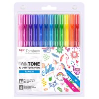 Tombow Doppelfasermaler "TwinTone" Rainbow...