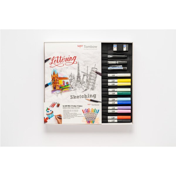 TOMBOW Dual Brush Pen ABT PRO SETABTPRO20 Set 17 pcs.