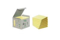 POST-IT Bloc-notes Recycling 76x76mm 654-1B jaune 6x100...