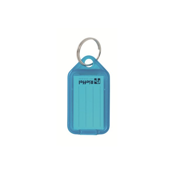RIEFFEL SWITZERLAND Schlüsseletiketten 38x22mm A15804 blau 100 Stück