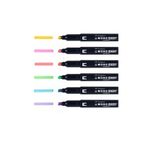 TOMBOW Mono edge Textmarker WA-TC-6P 6 Farben