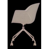 PAPERFLOW Besucherstuhl GANT, 2er Set, grau weiss
