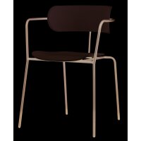 PAPERFLOW Chaise visiteur BISTRO, set de 4, blanc