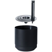 orthex Blumentopf PAULINA, Durchmesser: 300 mm, schwarz