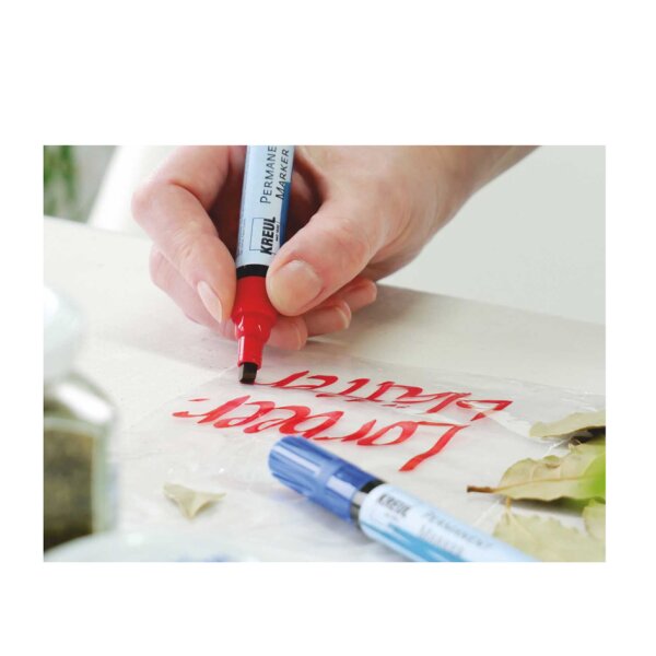 KREUL Permanent-Marker, fine, blau