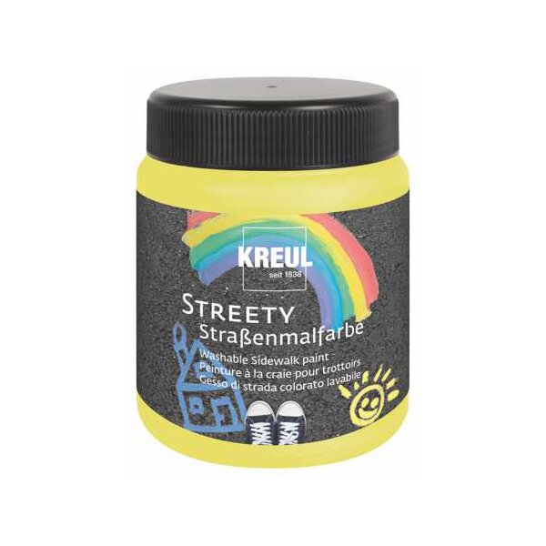 KREUL Peinture &agrave; la craie pour trottoir STREETY, mauve