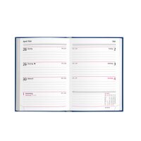 herlitz Taschenkalender Folie 2026, A6, farbig sortiert